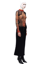 Load image into Gallery viewer, JEAN PAUL GAULTIER FW98 MELTING CROSS MESH TOP