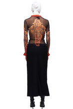 Load image into Gallery viewer, JEAN PAUL GAULTIER FW98 MELTING CROSS MESH TOP