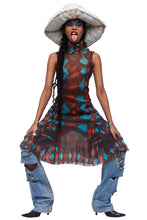Load image into Gallery viewer, ARGYLE NYLON DRESS