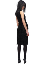 Load image into Gallery viewer, ALEXANDER MCQUEEN FW97 ‘ITS A JUNGLE OUT THERE’ BEADED LACE DRESS