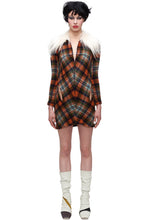 Load image into Gallery viewer, FW95 PLAID SLASH DRESS