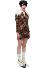 Load image into Gallery viewer, FW95 PLAID SLASH DRESS