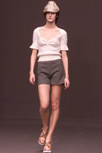 Load image into Gallery viewer, FW00 BROWN KNITTED TOP