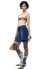 Load image into Gallery viewer, BLUMARINE BB LOVER DENIM SKIRT