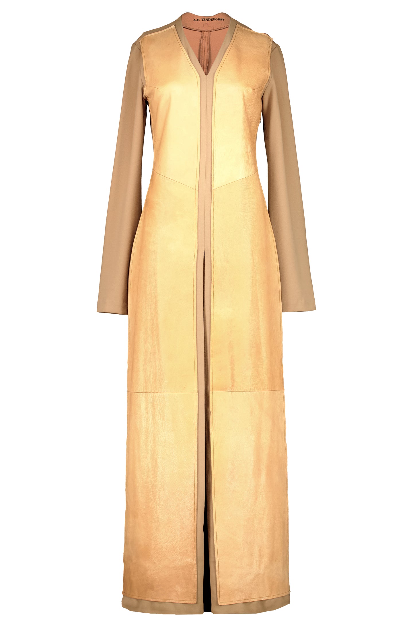 A.F. VANDEVORST FW00 LEATHER RIDING DRESS