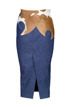 Load image into Gallery viewer, FW97 “ITS A JUNGLE OUT THERE” COWHIDE SKIRT
