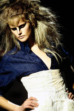 Load image into Gallery viewer, FW97 “ITS A JUNGLE OUT THERE” PINSTRIPE SKIRT
