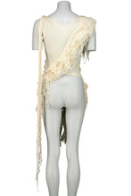 Load image into Gallery viewer, ALEXANDER MCQUEEN SS03 &quot;IRERE&quot; SHREDDED OYSTER TOP
