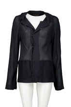 Load image into Gallery viewer, COMME DES GARÇONS FW93 SHEER SHIRT BLAZER
