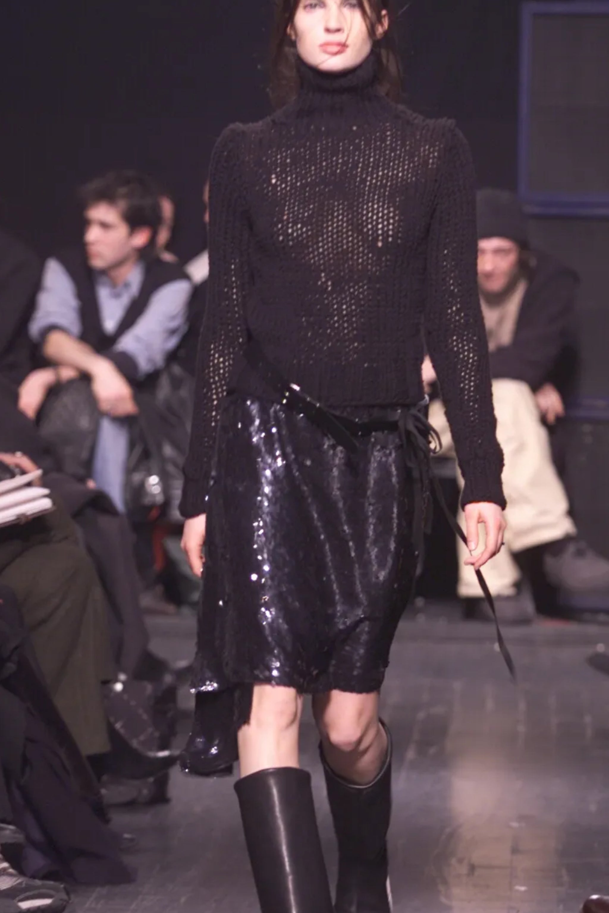 FW00 SEQUIN WRAP SKIRT – BURIED DEEP