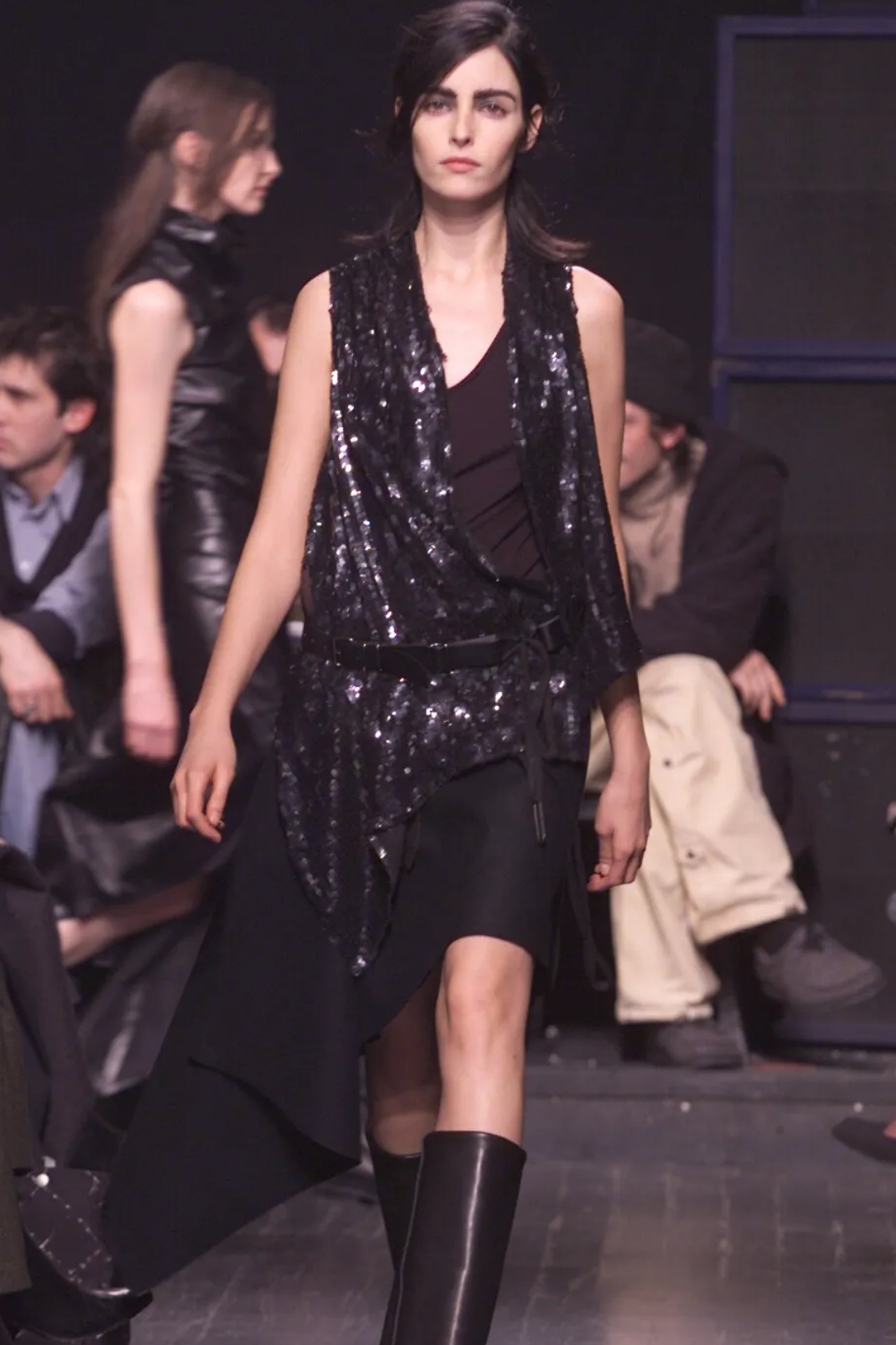 FW00 SEQUIN WRAP SKIRT – BURIED DEEP