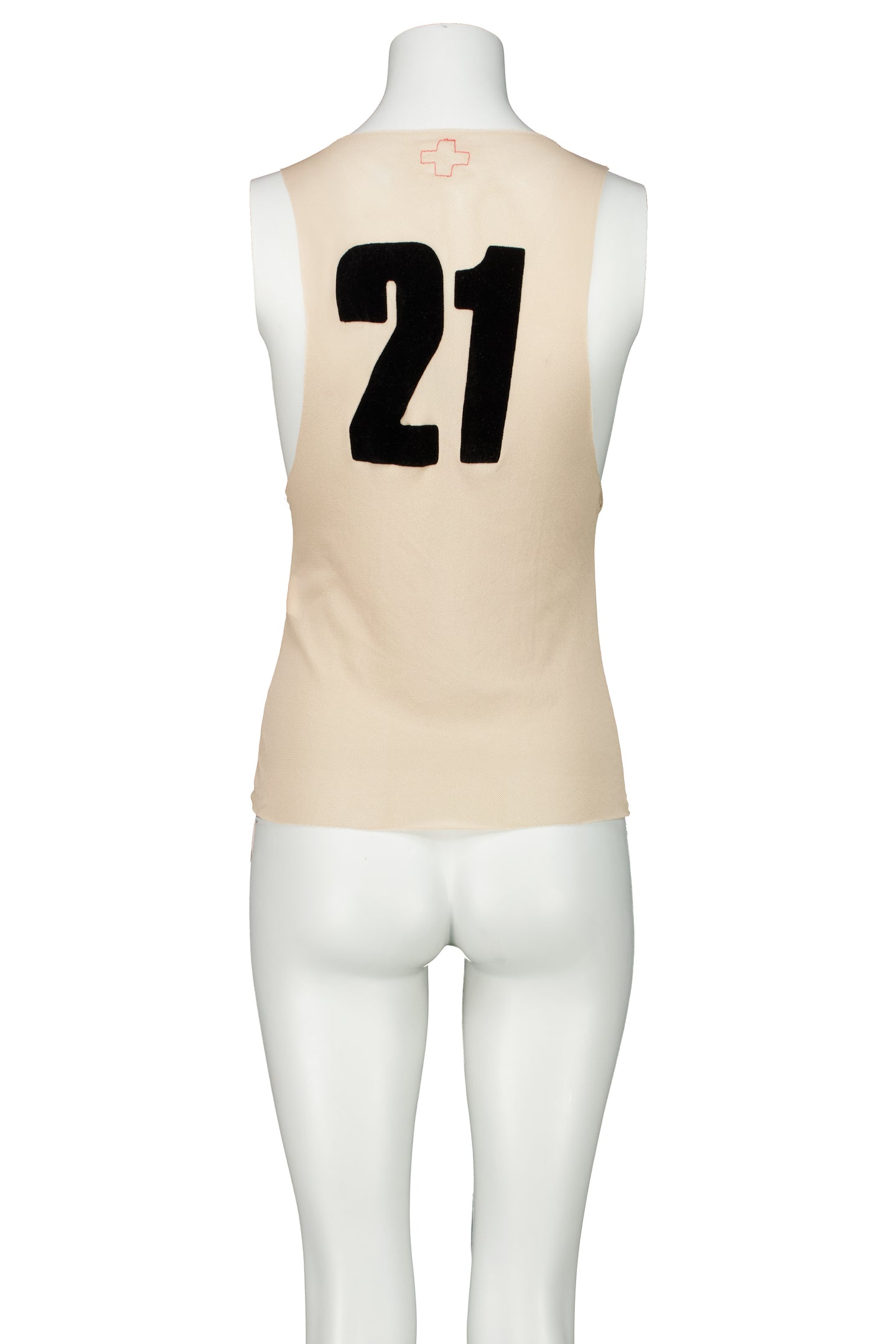 A.F. VANDEVORST SS01 VARSITY MESH TANK