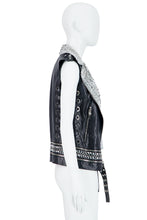 Load image into Gallery viewer, CHRISTOPHE DECARNIN SS11 STUDDED BIKER VEST
