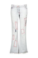 Load image into Gallery viewer, FW00 "ESHU" PATCH WORTH DENIM JEANS
