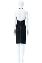Load image into Gallery viewer, FW03 "SCANNERS" LEATHER &amp; LACE CORSET DRESS
