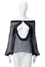 Load image into Gallery viewer, SS00 "EYE" SHEER BLOUSE
