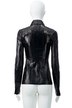 Load image into Gallery viewer, TOM FORD 00'S EEL SKIN LEATHER SHIRT

