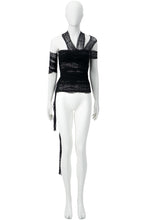 Load image into Gallery viewer, FW02 “SUPERCALIFRAGILISTICEXPIALIDOCIOUS” MUMMY LACE CORSET TOP
