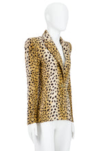 Load image into Gallery viewer, ALEXANDER MCQUEEN FW97 LEOPARD BLAZER
