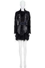 Load image into Gallery viewer, TOM FORD FW04 LEATHER AND FUR COAT
