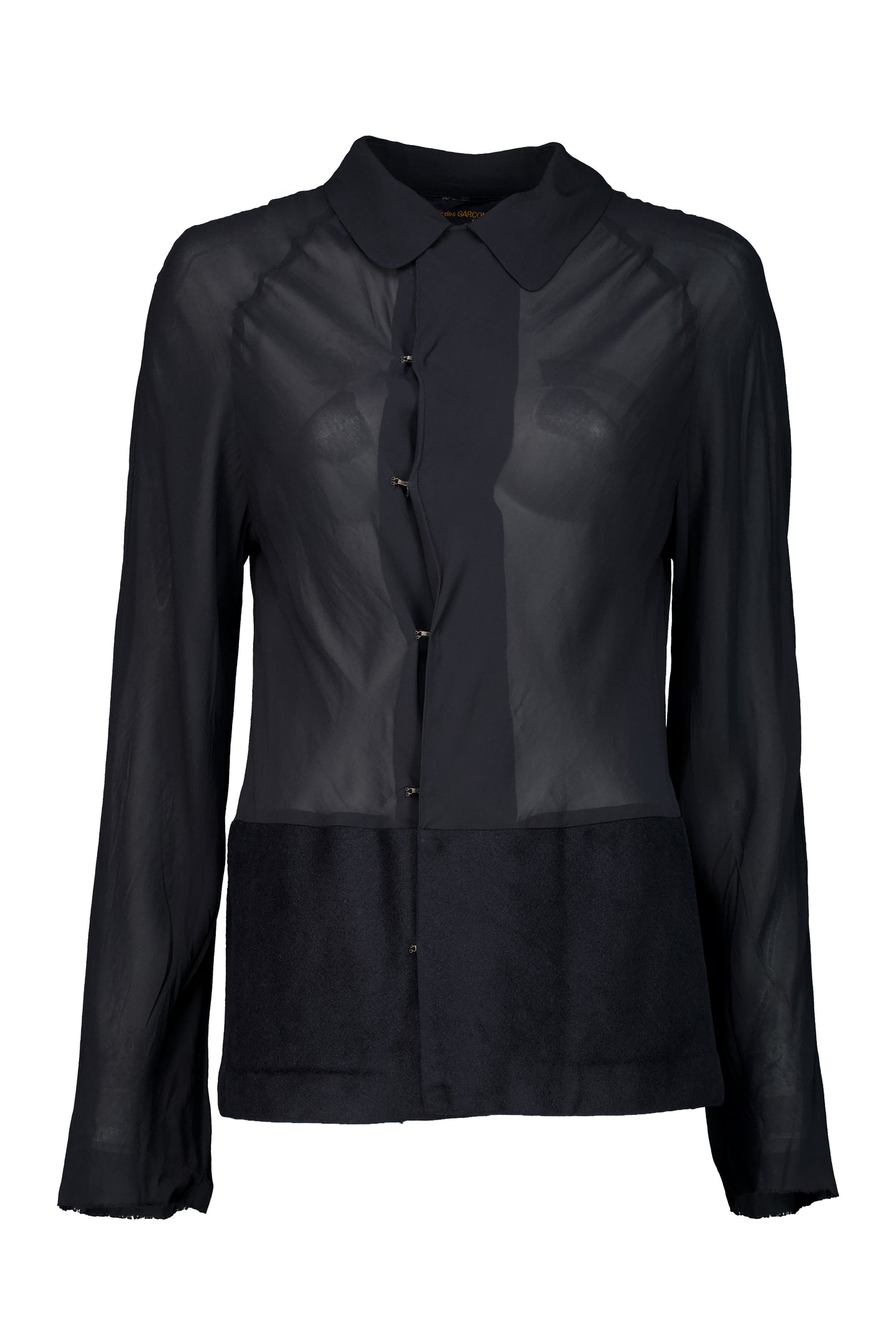 COMME DES GARÇONS FW93 SHEER SHIRT BLAZER