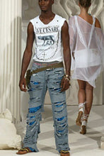 Load image into Gallery viewer, DOLCE AND GABBANA SS03 SLASHED JEANS
