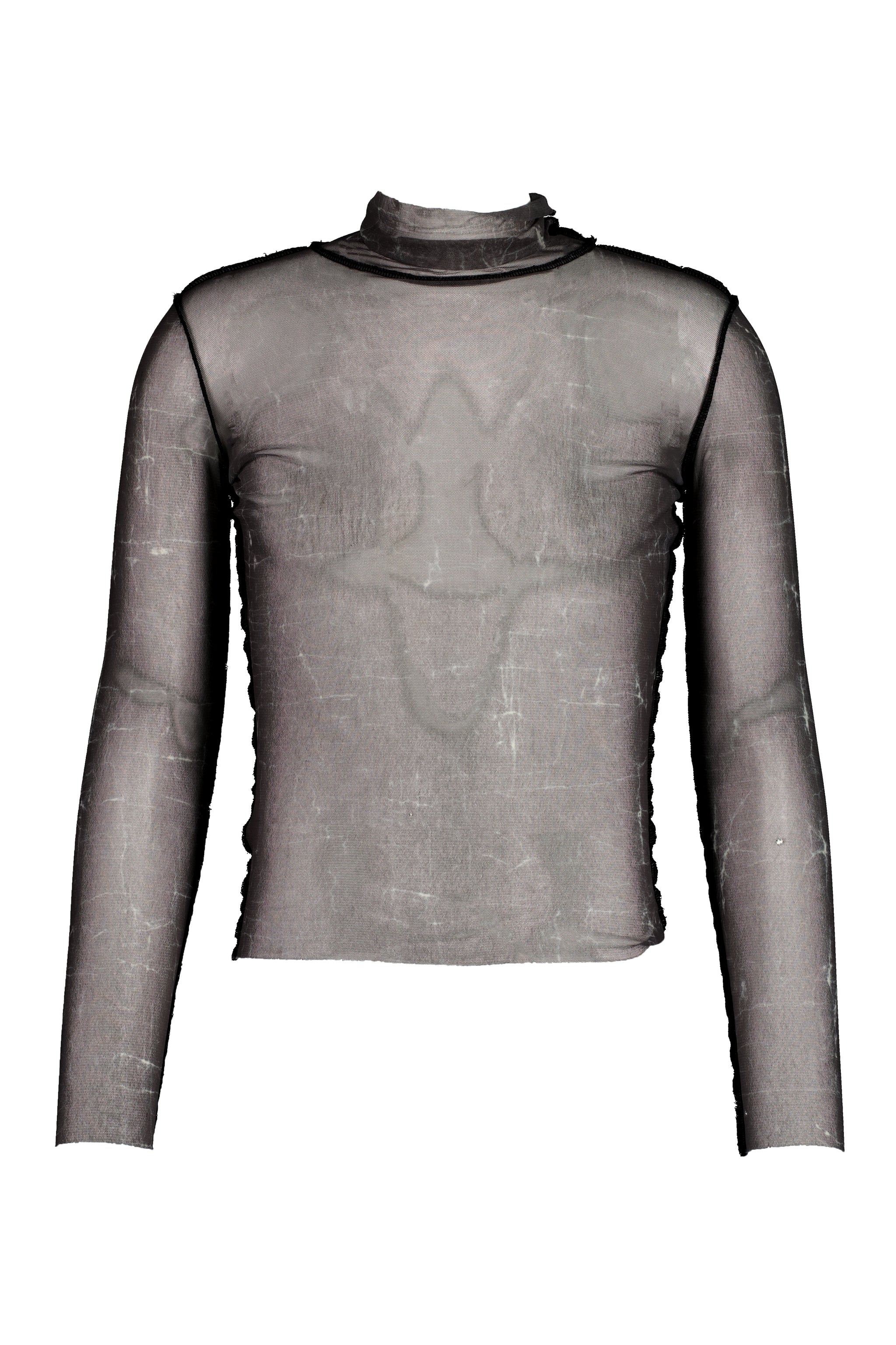 HOMME ORIGINAL BLACK MESH TURTLE NECK – BURIED DEEP