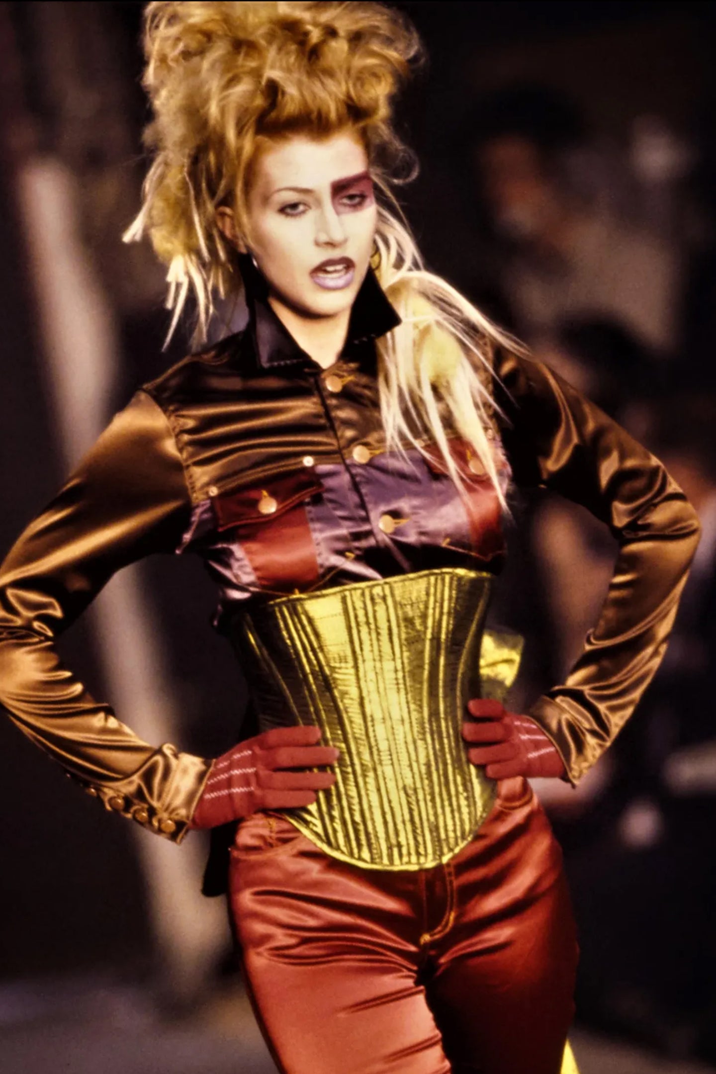 JEAN PAUL GAULTIER FW95 SATIN JACKET ‘CYBER’ COLLECTION