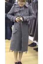 Load image into Gallery viewer, FW03 DISTRESSED SCARECROW TRENCH
