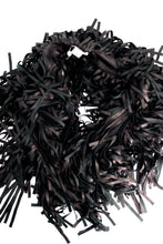 Load image into Gallery viewer, FW09 LEATHER FRINGE SCARF TOP
