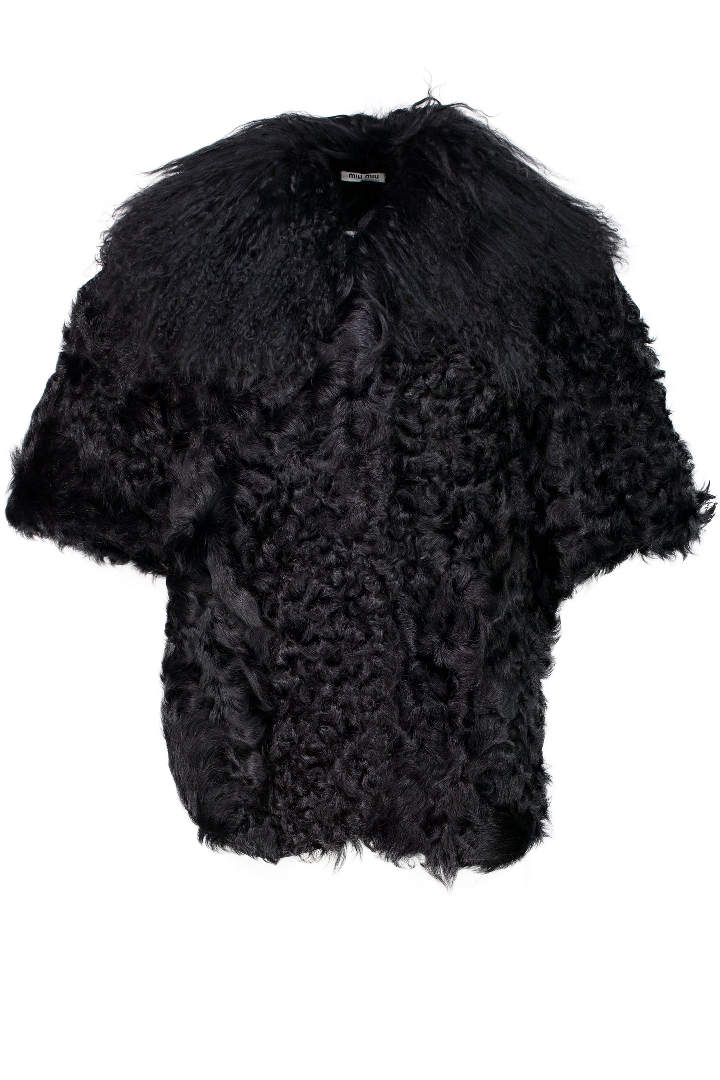 MIU MIU FW05 SHEEP + GOAT FUR CAPE
