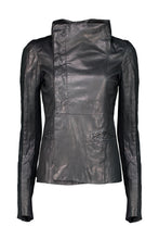Load image into Gallery viewer, RICK OWENS FW10 &quot;GLEAM&quot; SQUARE CUT LEATHER JACKET
