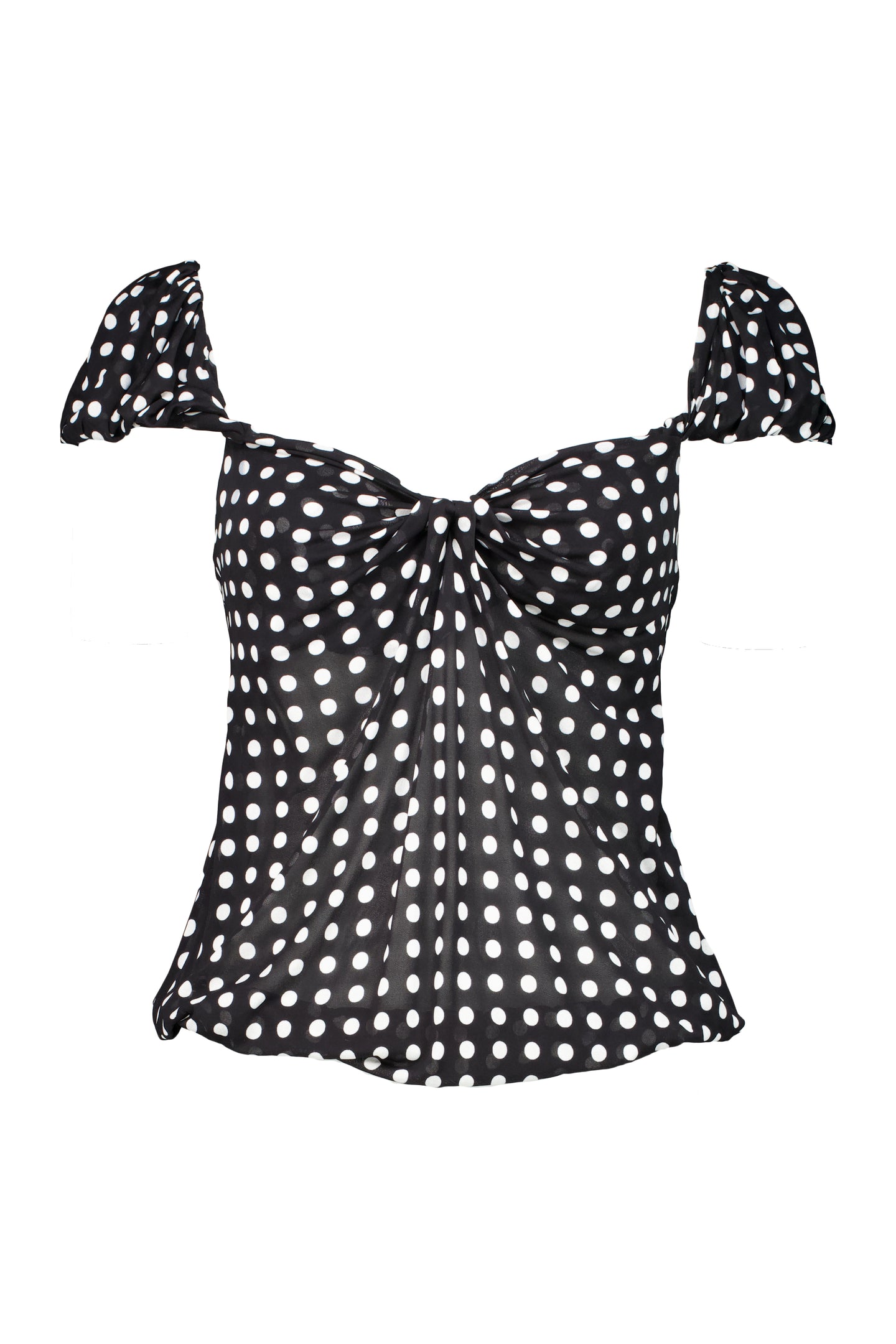 YSL RIVE GAUCHE BY TOM FORD POLKA DOT TOP