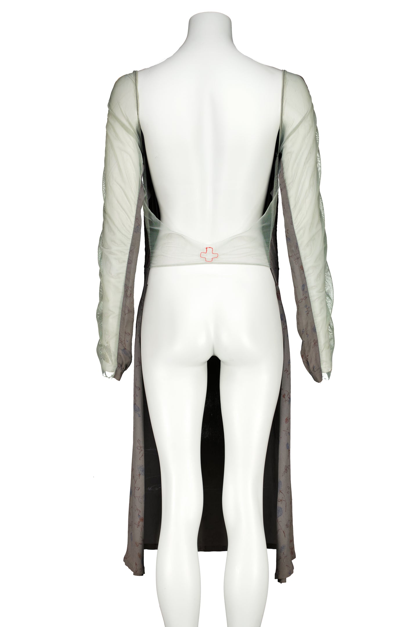 A.F. VANDEVORST FW99 ROSE APRON DRESS