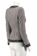 Load image into Gallery viewer, ALEXANDER MCQUEEN FW09 &quot;HORN OF PLENTY&quot; HOUNDSTOOTH BLAZER
