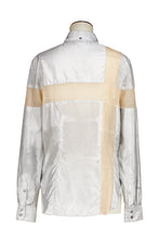 Load image into Gallery viewer, ALEXANDER MCQUEEN SS98 &quot;GOLDEN SHOWER&quot; SILVER DRESS SHIRT
