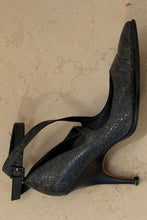 Load image into Gallery viewer, ALEXANDER MCQUEN FW98 &quot;JOAN&quot; POINTED TOE WRAP HEELS WITH WEBBED PUMP S.38
