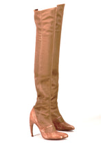 Load image into Gallery viewer, FW04 "PANTHEON AD LUCEM" ANIMAL PYTHON FETISH THIGH HIGH BOOTS
