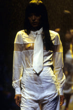 Load image into Gallery viewer, ALEXANDER MCQUEEN SS98 &quot;GOLDEN SHOWER&quot; SILVER DRESS SHIRT
