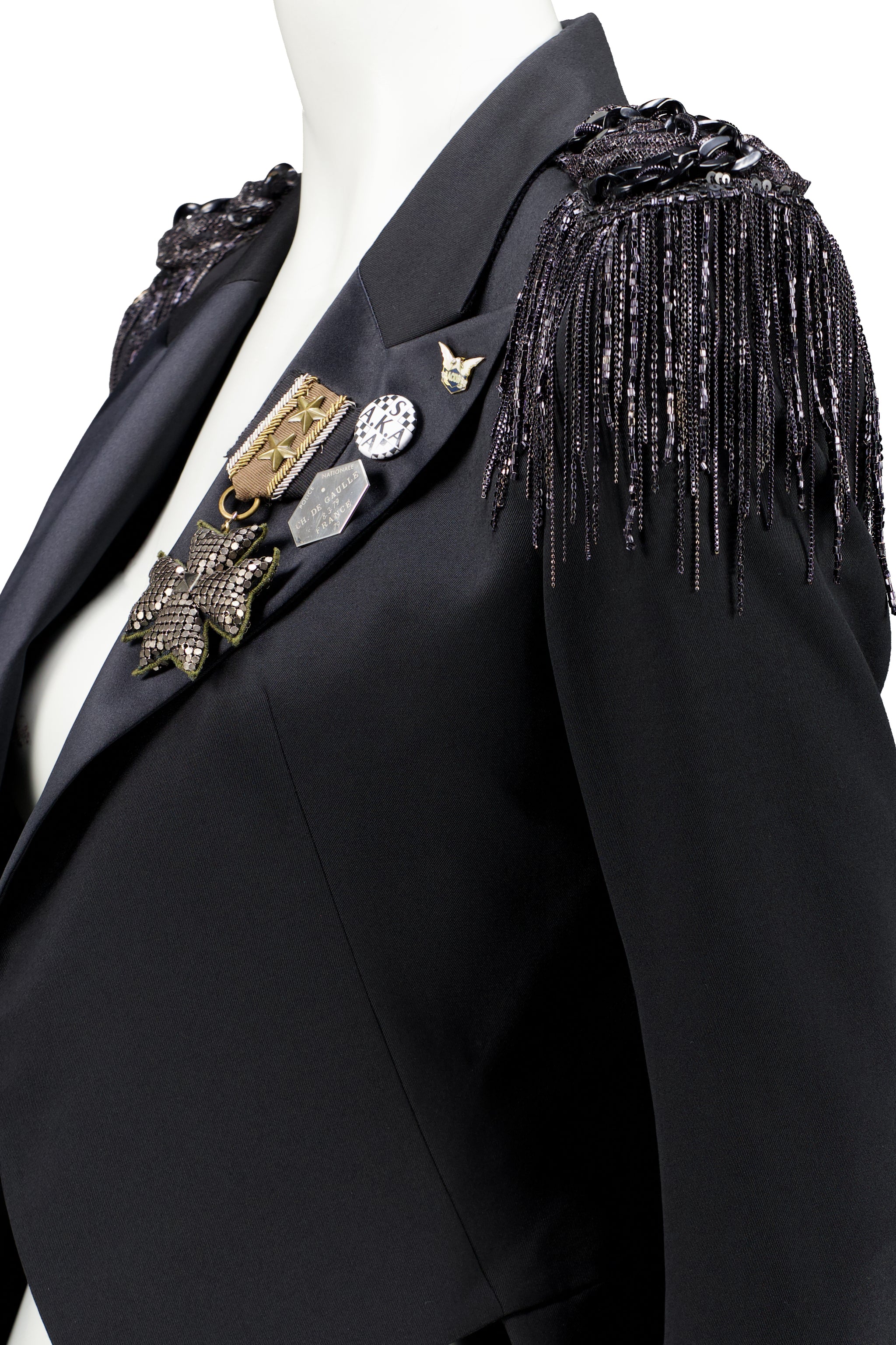 CHRISTOPHE DECARNIN SS10 MILITARY MEDALLION TAILCOAT – BURIED DEEP