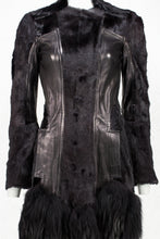 Load image into Gallery viewer, TOM FORD FW04 LEATHER AND FUR COAT

