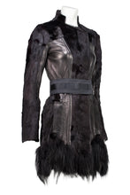 Load image into Gallery viewer, TOM FORD FW04 LEATHER AND FUR COAT
