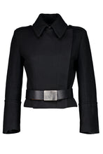 Load image into Gallery viewer, FW01 "WHAT A MERRY GO 'ROUND" MILITARY BELTED COAT
