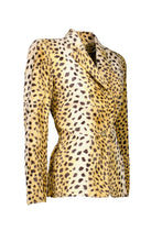Load image into Gallery viewer, ALEXANDER MCQUEEN FW97 LEOPARD BLAZER
