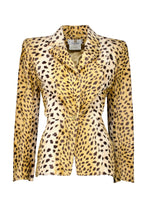 Load image into Gallery viewer, ALEXANDER MCQUEEN FW97 LEOPARD BLAZER
