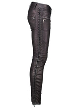 Load image into Gallery viewer, CHRISTOPHE DECARNIN SS10 LEATHER MOTO TROUSERS
