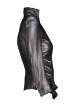 Load image into Gallery viewer, CHRISTOPHE DECARNIN FW09 WIDE SHOULDER LEATHER JACKET
