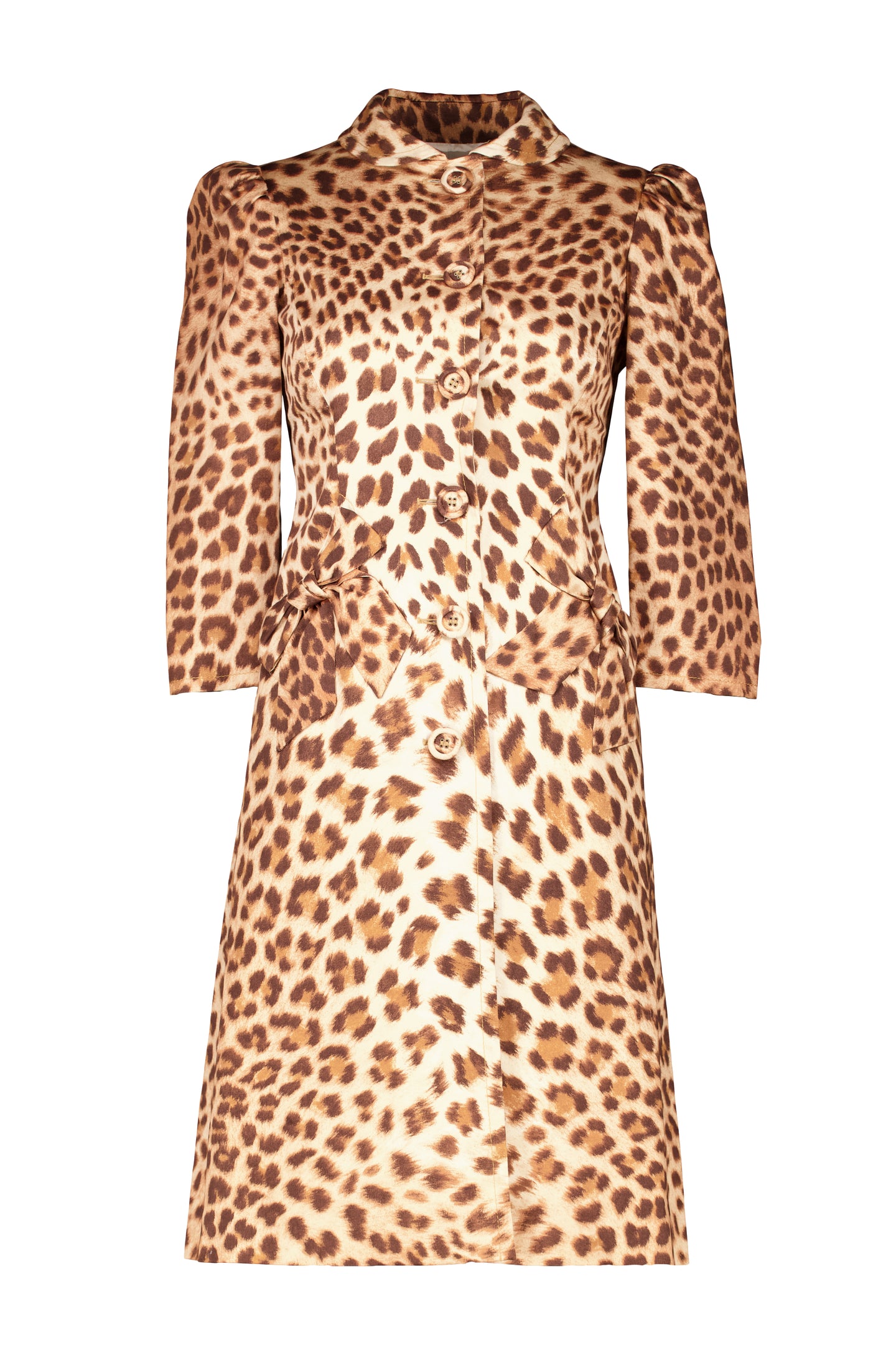 BLUMARINE TROMPE L'ŒIL LEOPARD JACKET