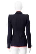 Load image into Gallery viewer, FW97 “ITS A JUNGLE OUT THERE” PINSTRIPE BLAZER
