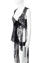 Load image into Gallery viewer, FW07 SHREDDED LACE TOP
